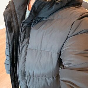 Uniqlo Men's Black Down Feather Jacket